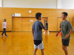 中学部朝の運動
