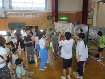 中学部飾りつけ