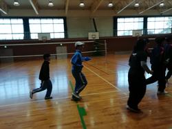 ランニングをする