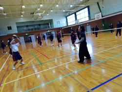 パスの練習をする