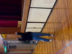 オーバーハンドパスの練習