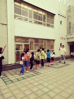 大縄跳び