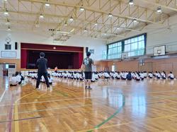 2年生3校時体育の様子