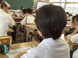 1年生1校時国語の様子
